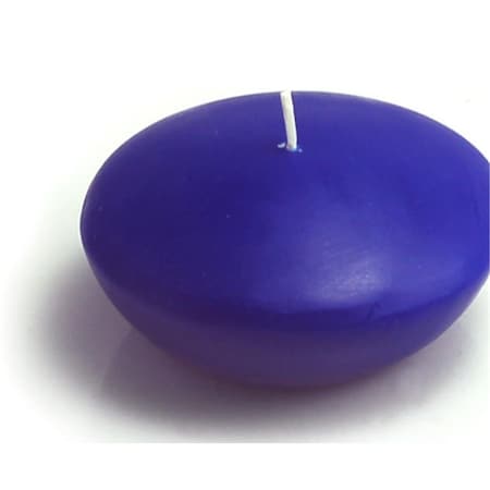 Zest Candle 3 in. Royal Blue Floating Candles, 12PK CFZ-058